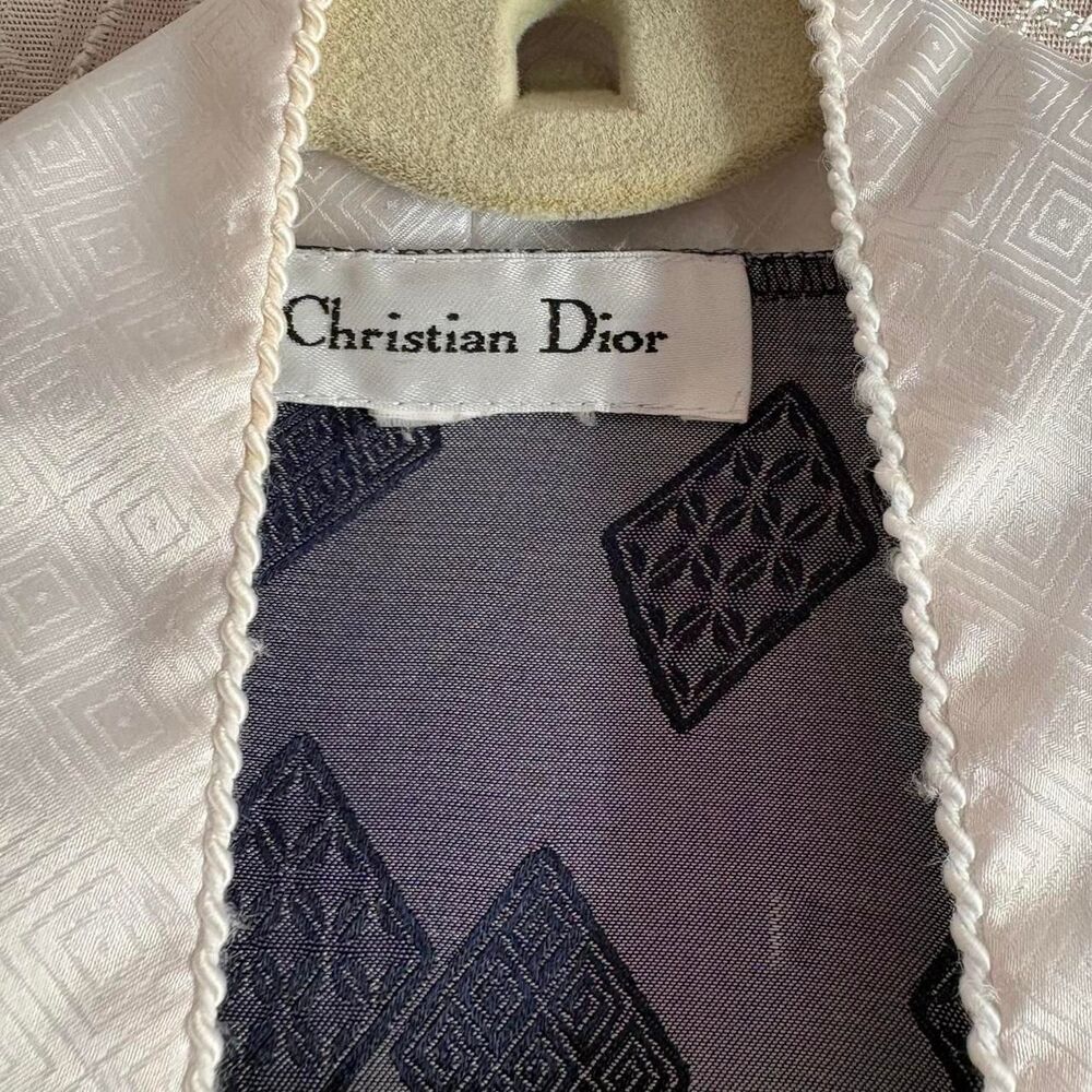 Dior Women's Navy and White Robe - Picture 3 of 8